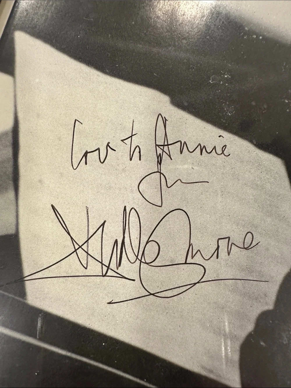 Vintage Dudley Moore Framed Autographed Theatre Poster